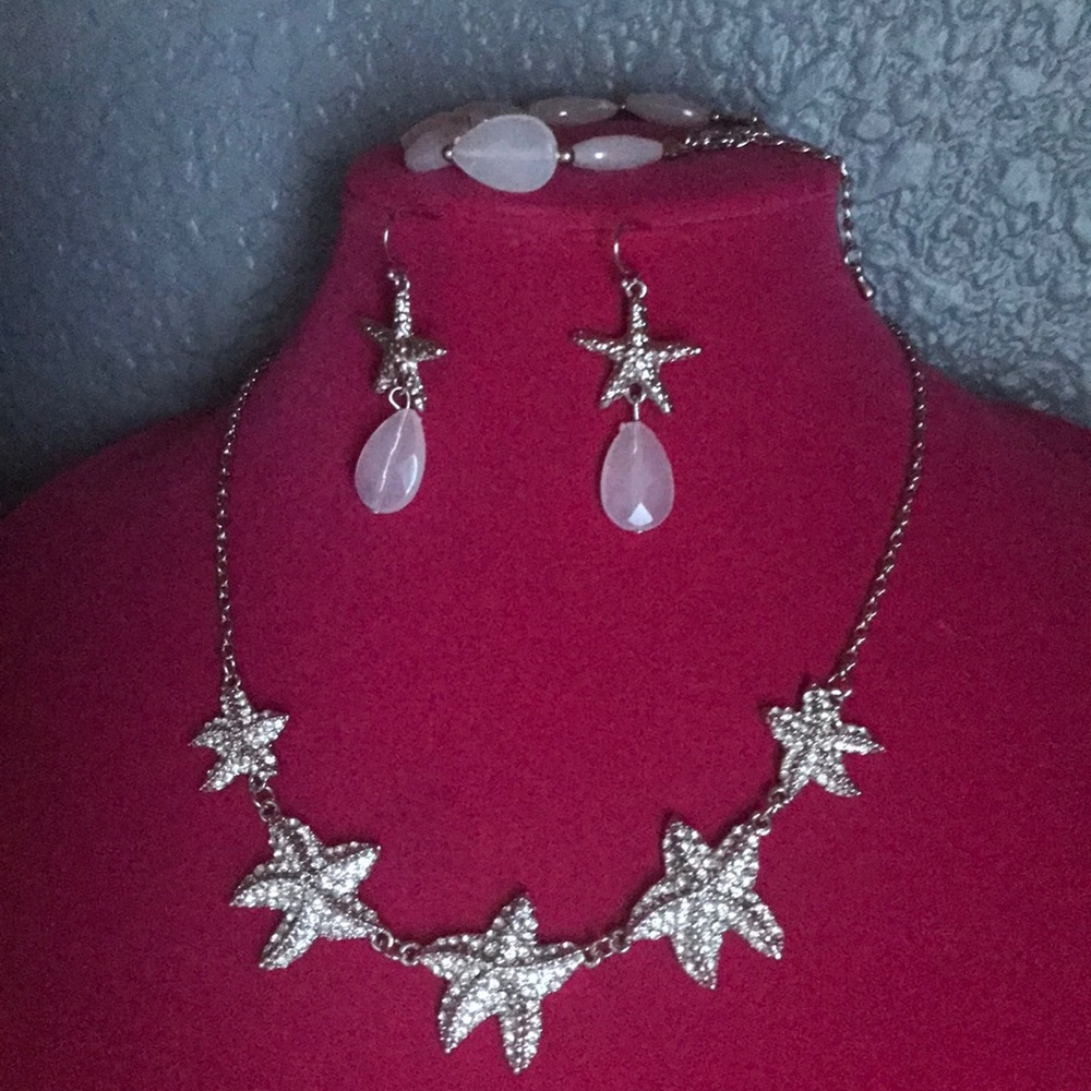 🌸Necklace star fish cute.
